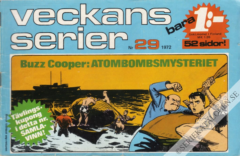Framsida på Veckans serier #29 (1972)