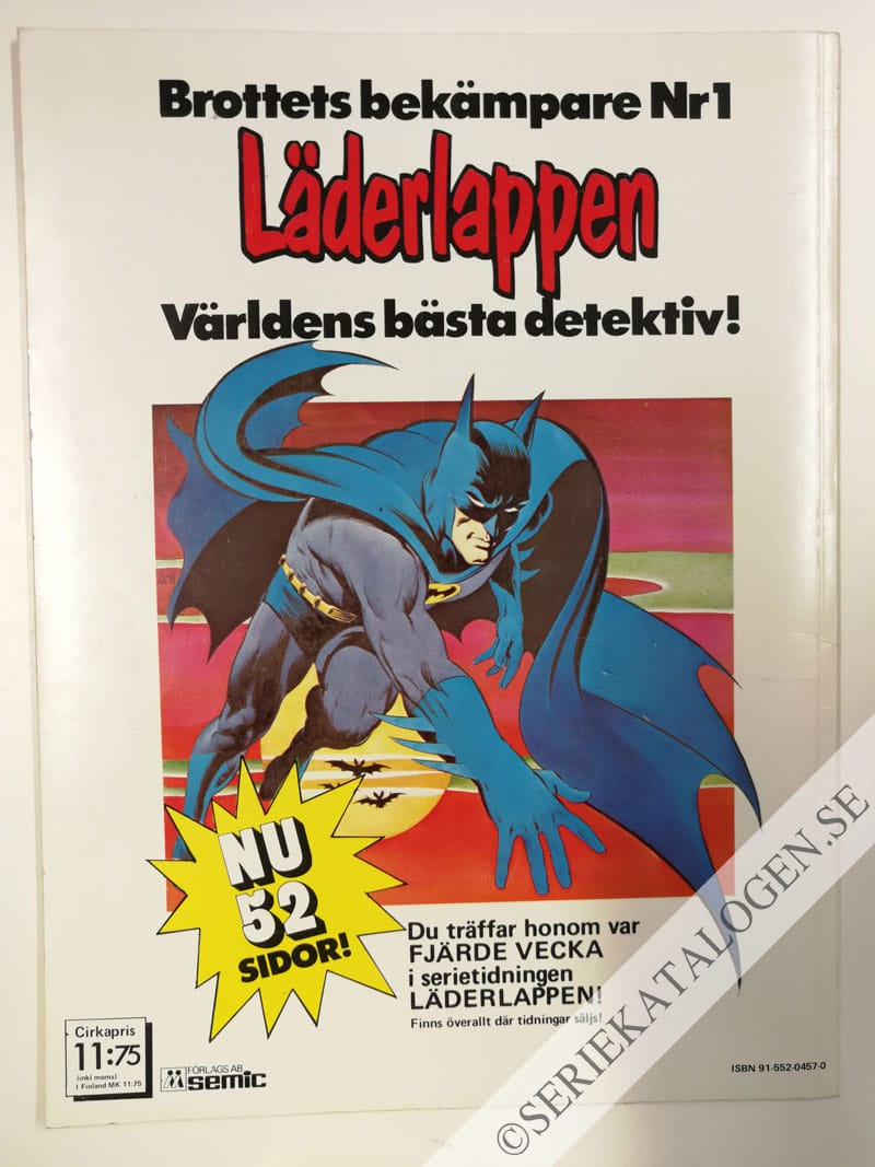 Baksida på Stålmannens återkomst! (1980)