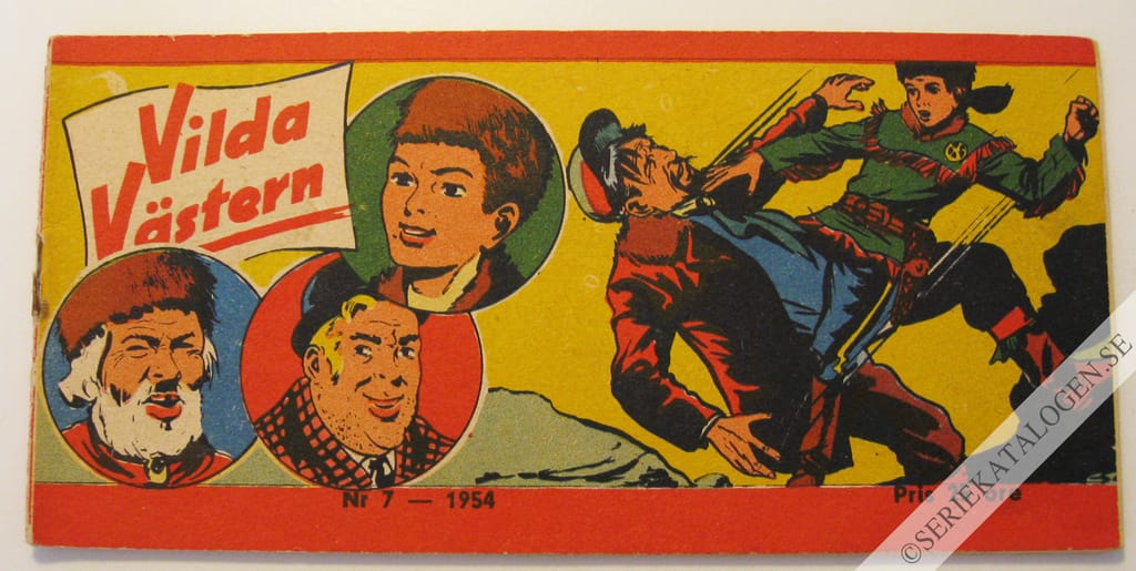 Framsida på Vilda Västern #7 (1954)