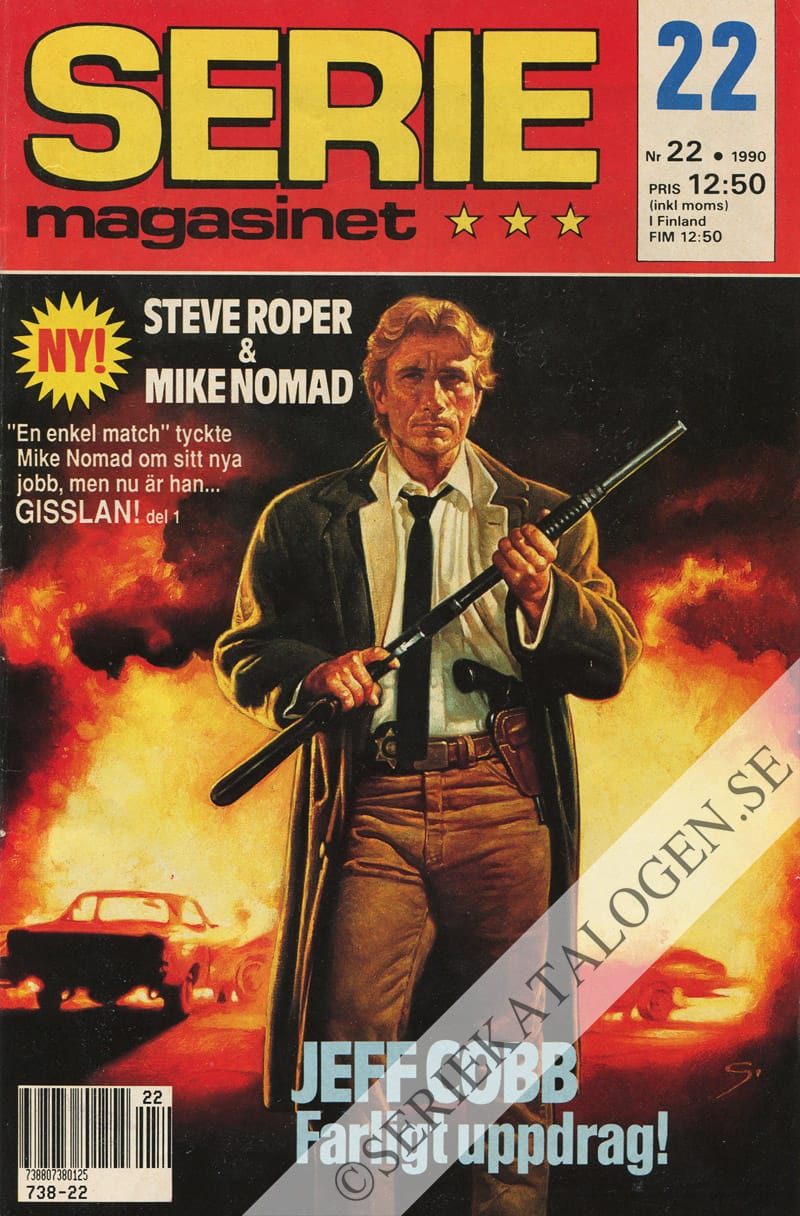Framsida på Seriemagasinet #22 (1990)