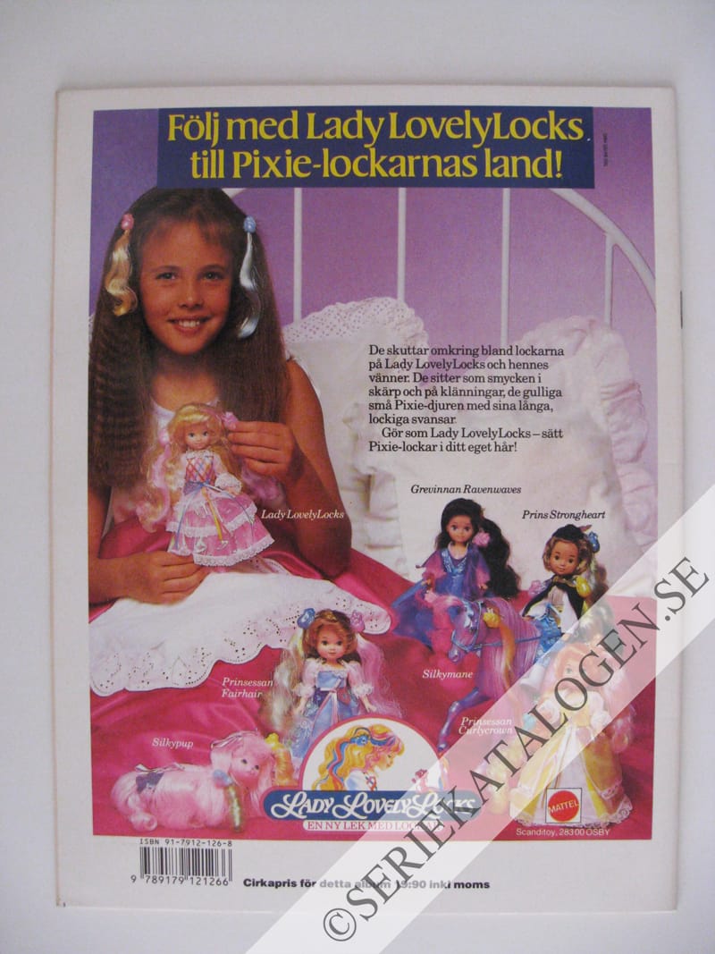 Baksida på Välkommen till kungariket Lovelylocks! (1989)