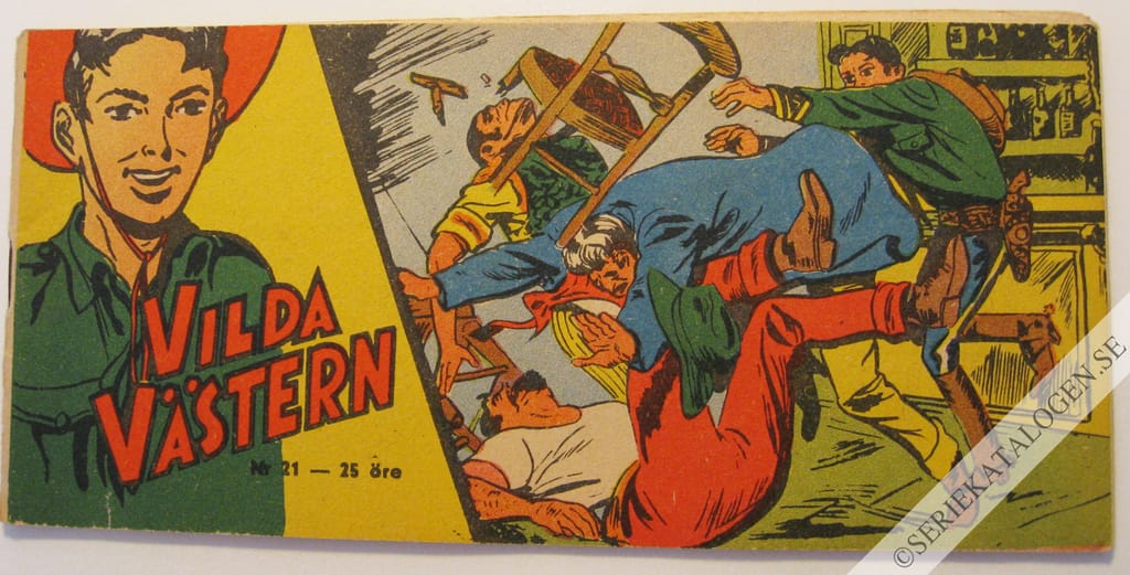 Framsida på Vilda Västern #21 (1958)