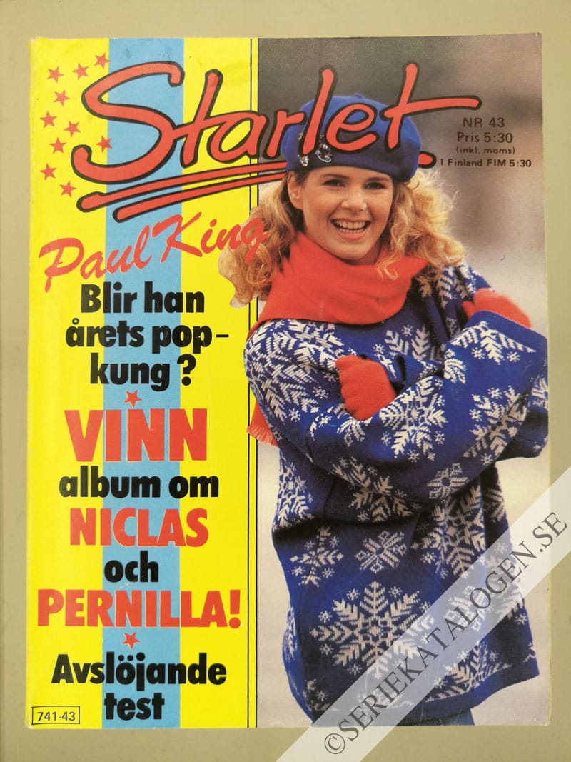 Framsida på Starlet #43 (1985)