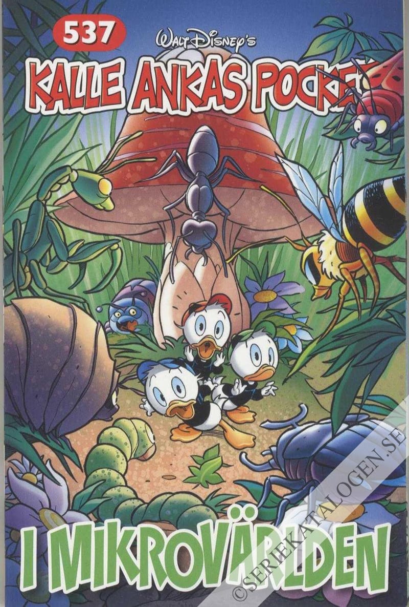 Framsida på Kalle Ankas pocket #537 - I mikrovärlden (2022)
