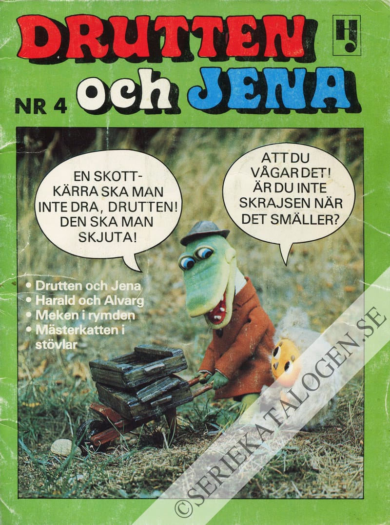 Framsida på Drutten och Jena #4 (1976)