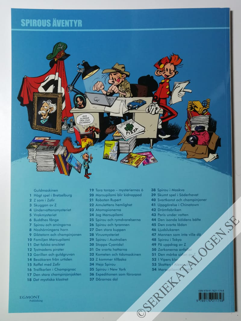 Baksida på Marsupilamis vrede (2016)