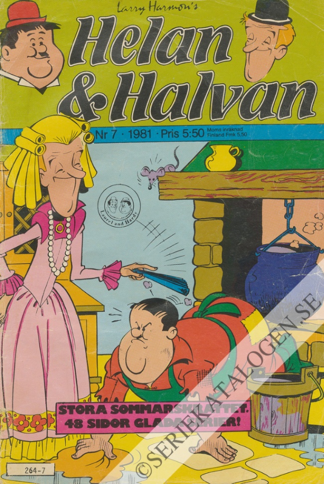 Framsida på Helan & Halvan #7 (1981)