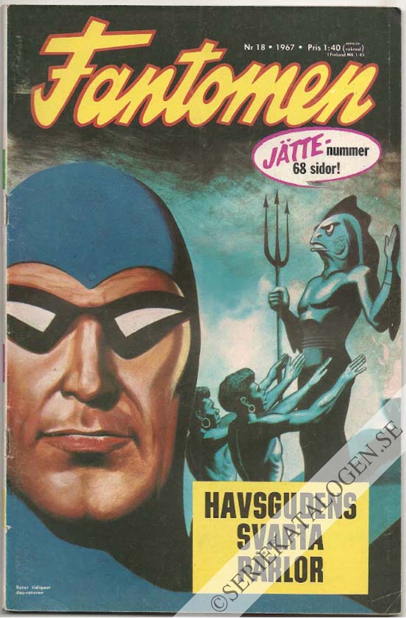 Framsida på Fantomen #18 (1967)