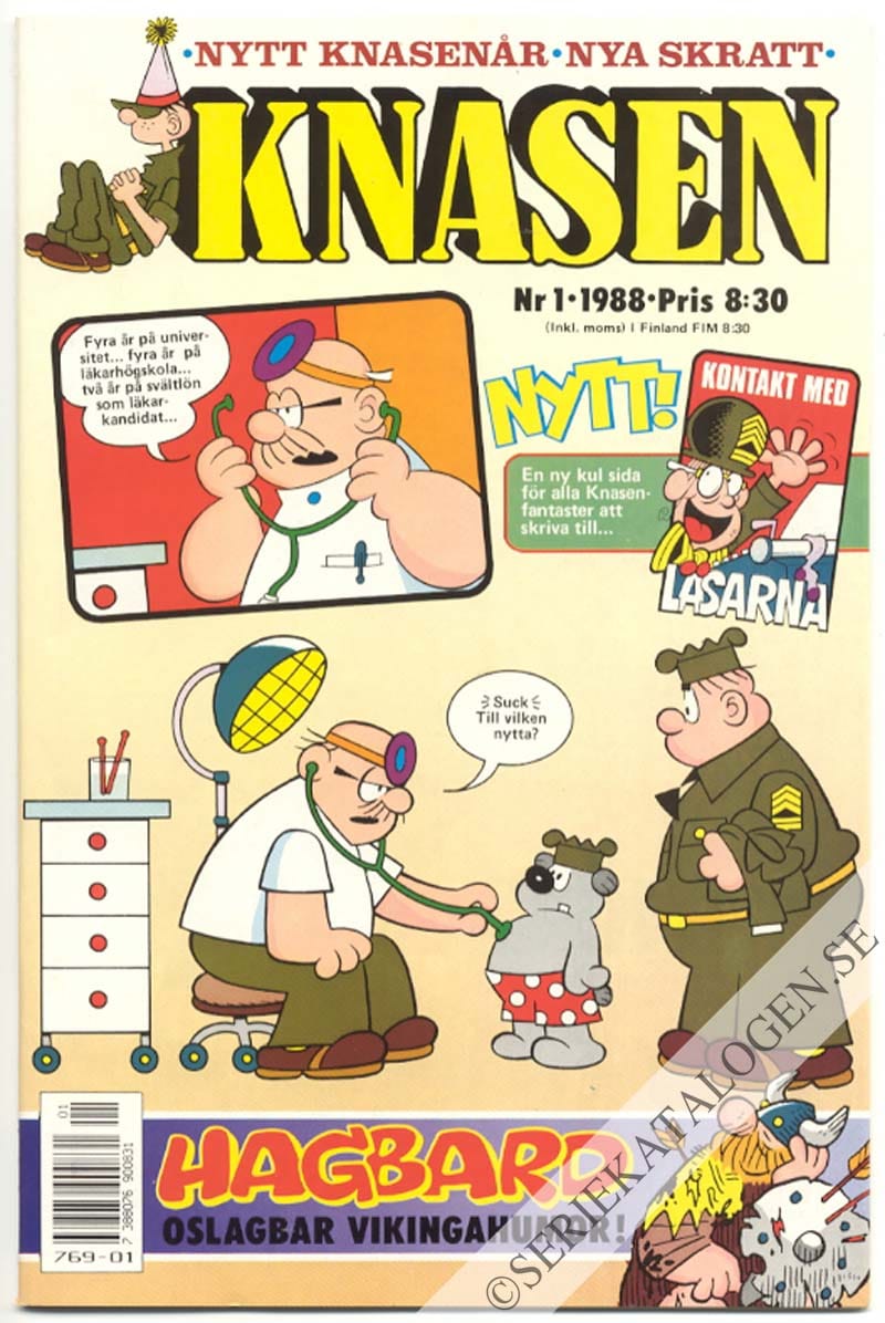 Framsida på Knasen #1 (1988)