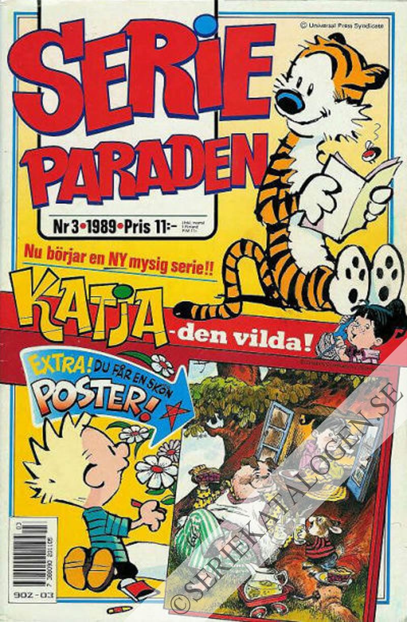 Framsida på Serie-paraden #3 (1989)