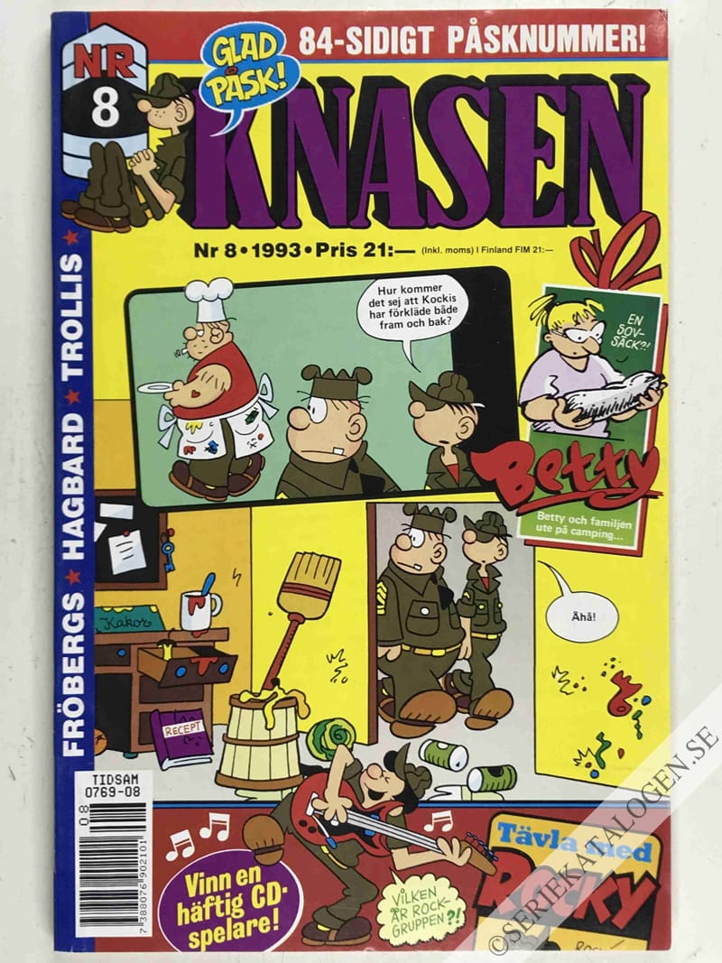 Framsida på Knasen #8 (1993)