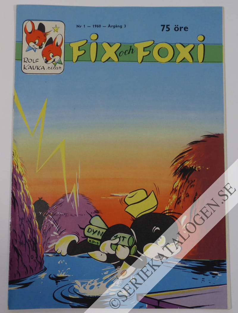Framsida på Fix och Foxi #1 (1960)
