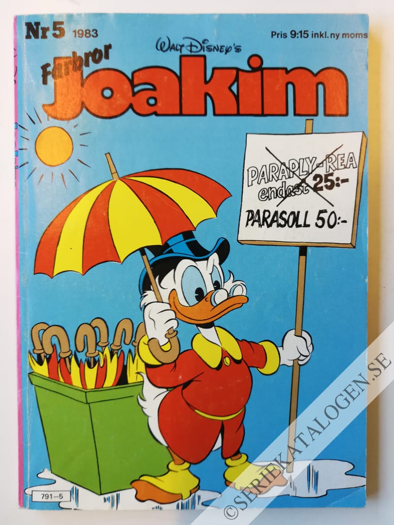 Framsida på Joakim #5 (1983)