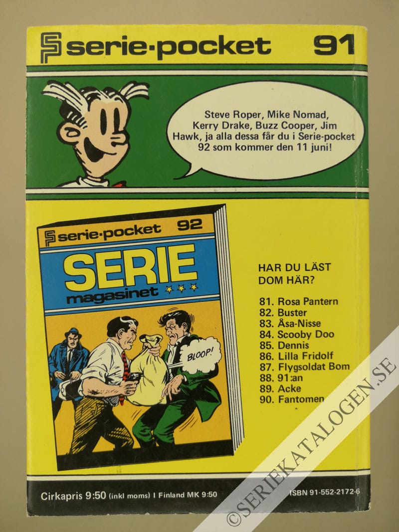 Baksida på Blondie (1980)