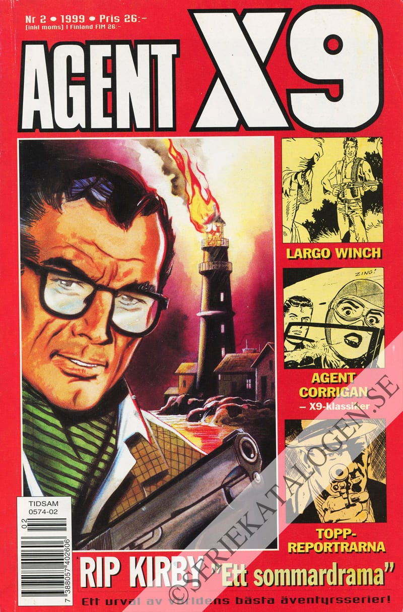 Framsida på Agent X9 #2 (1999)