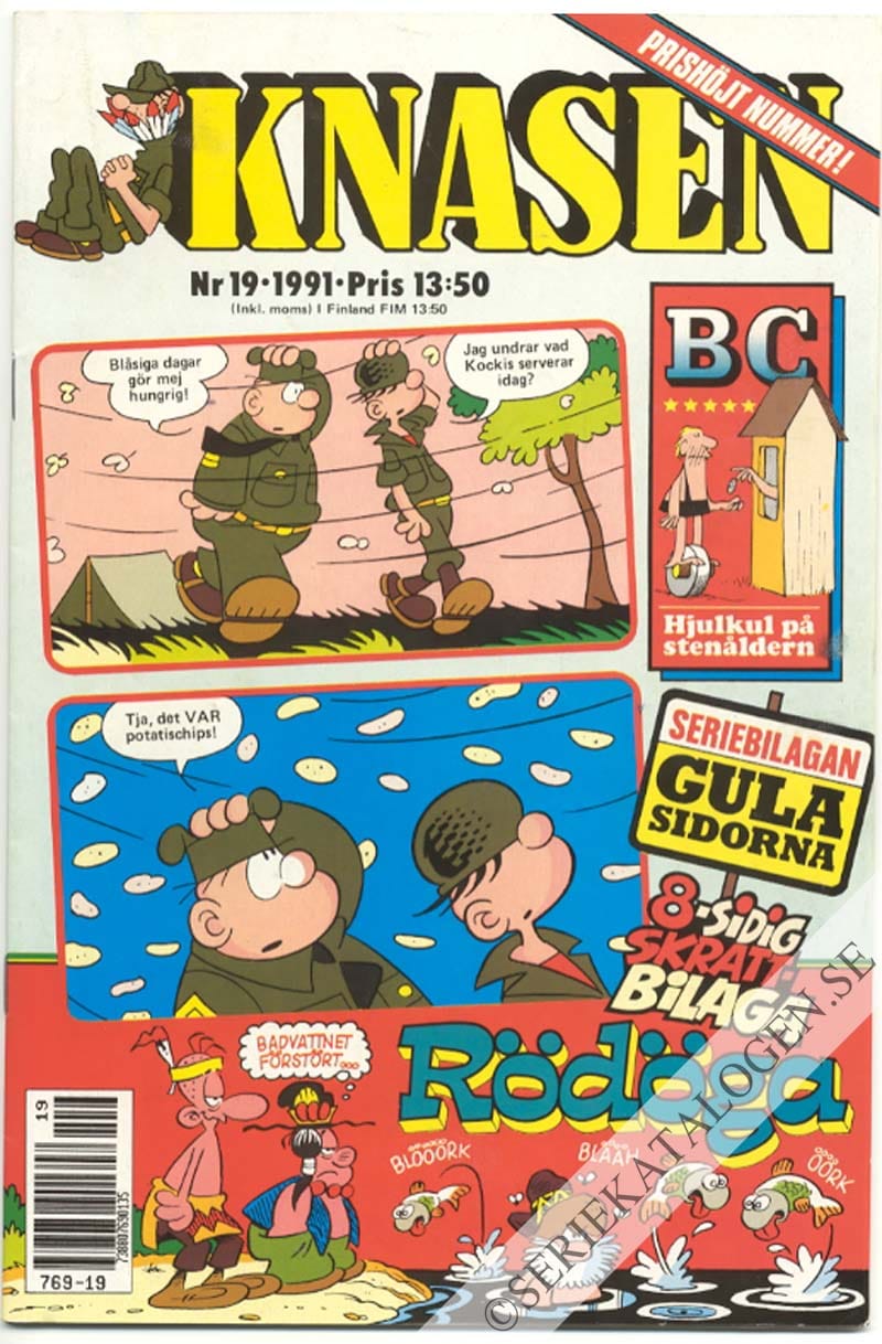 Framsida på Knasen #19 (1991)