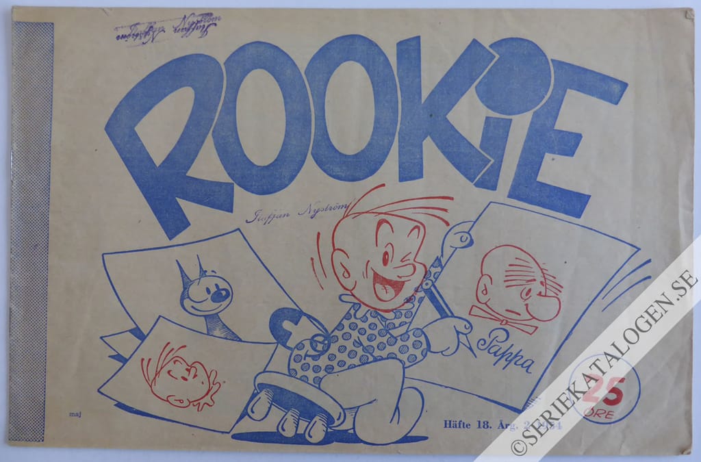 Framsida på Rookie #18 (1954)
