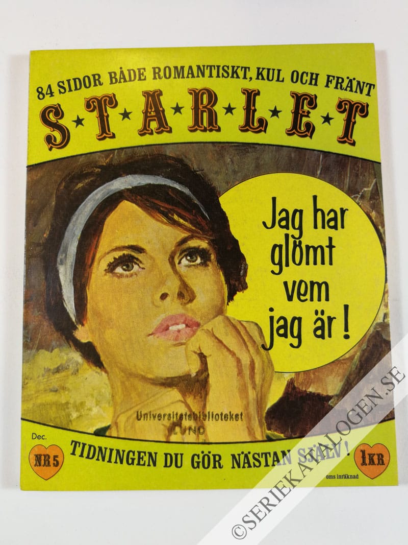 Framsida på Starlet #5 (1966)