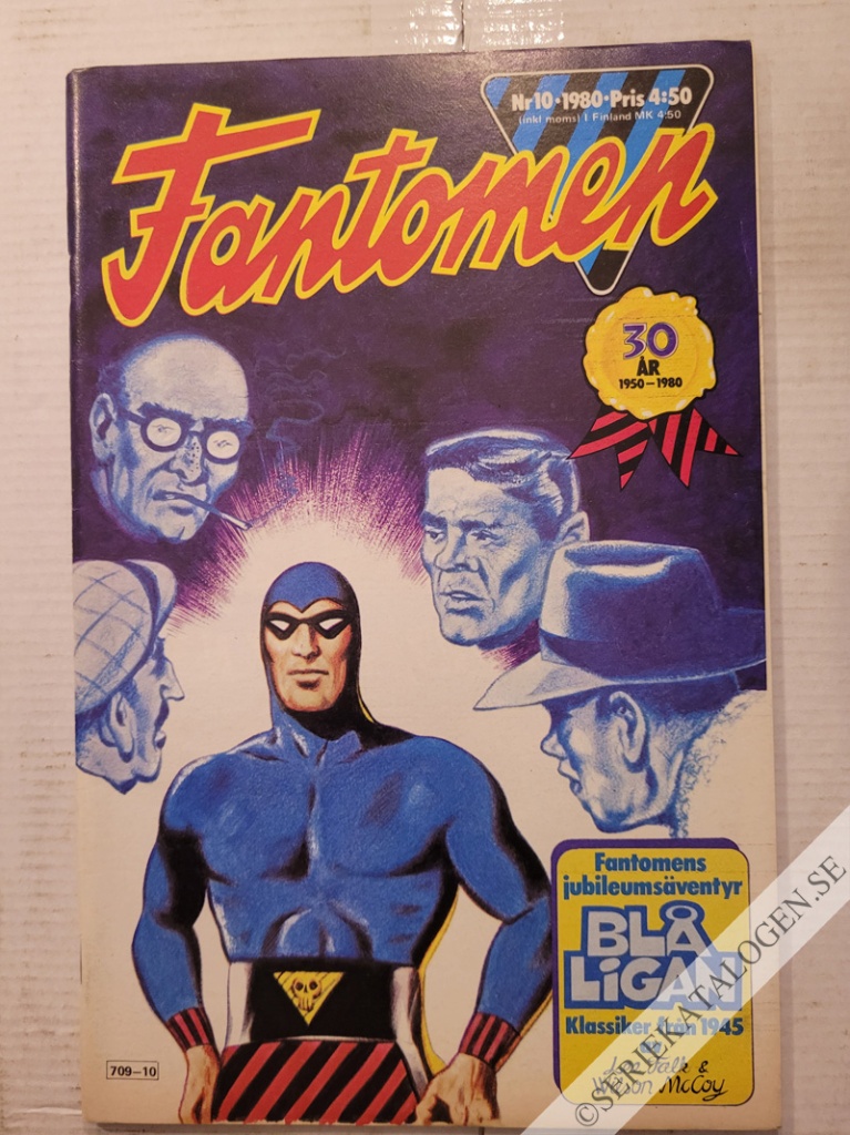Framsida på Fantomen #10 (1980)