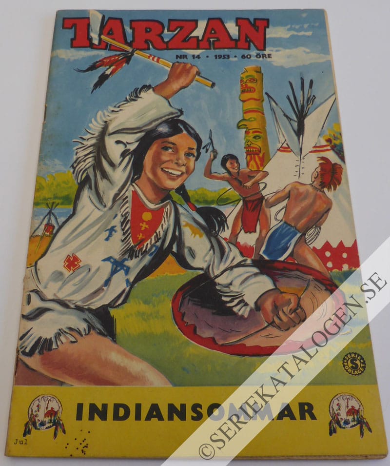 Framsida på Tarzan #14 (1953)