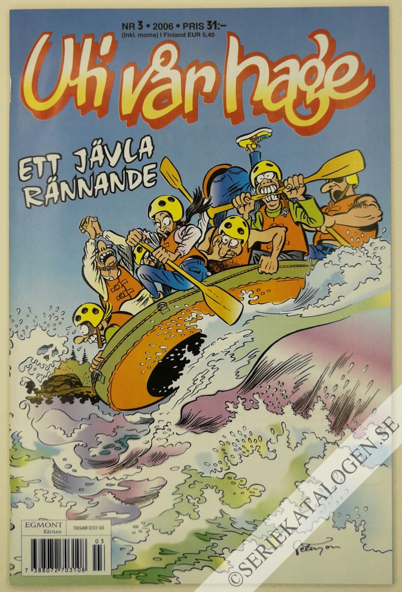 Framsida på Uti vår hage Ett jävla rännande (2006)