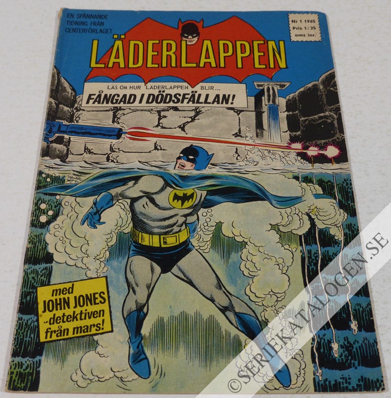 Framsida på Läderlappen och Robin #1 (1965)