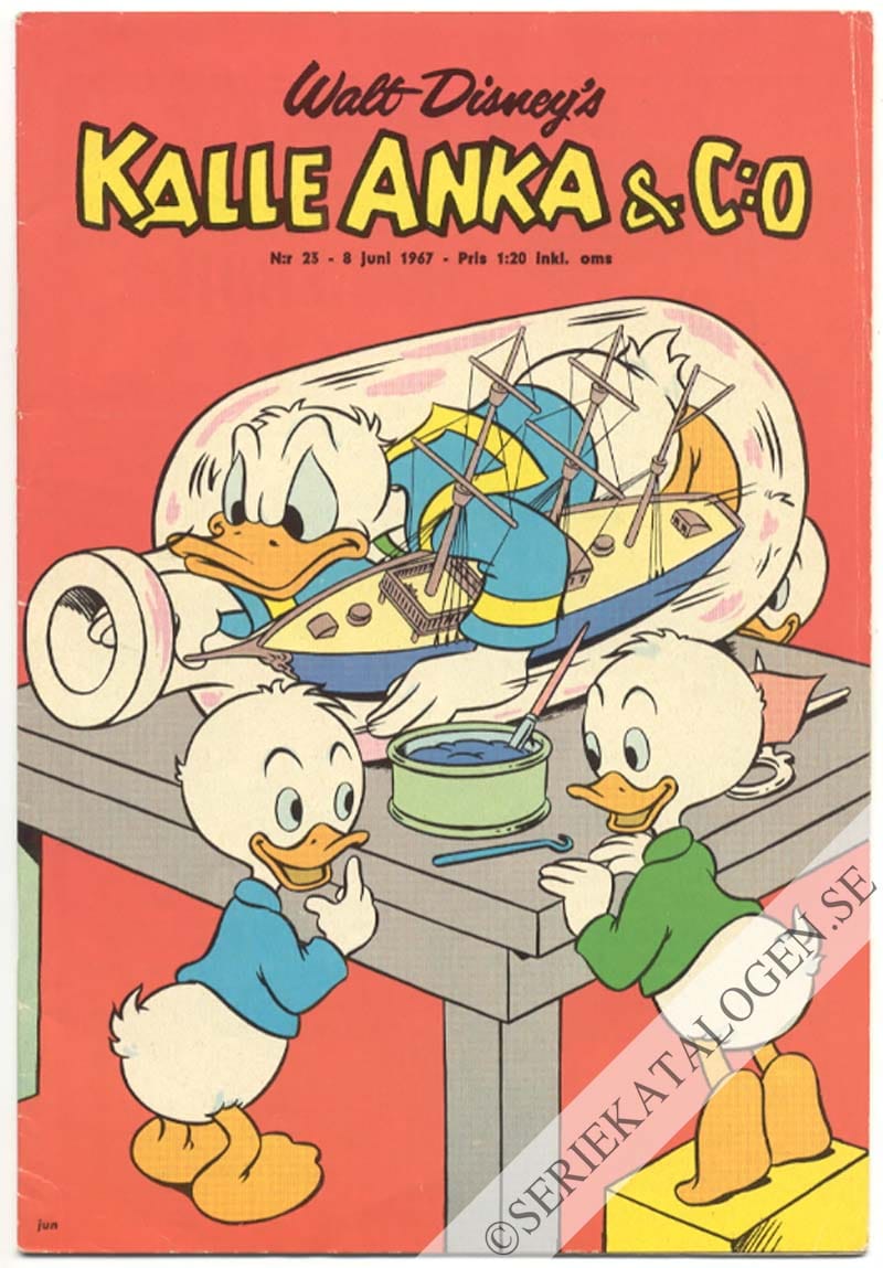 Framsida på Kalle Anka & C:o #23 (1967)