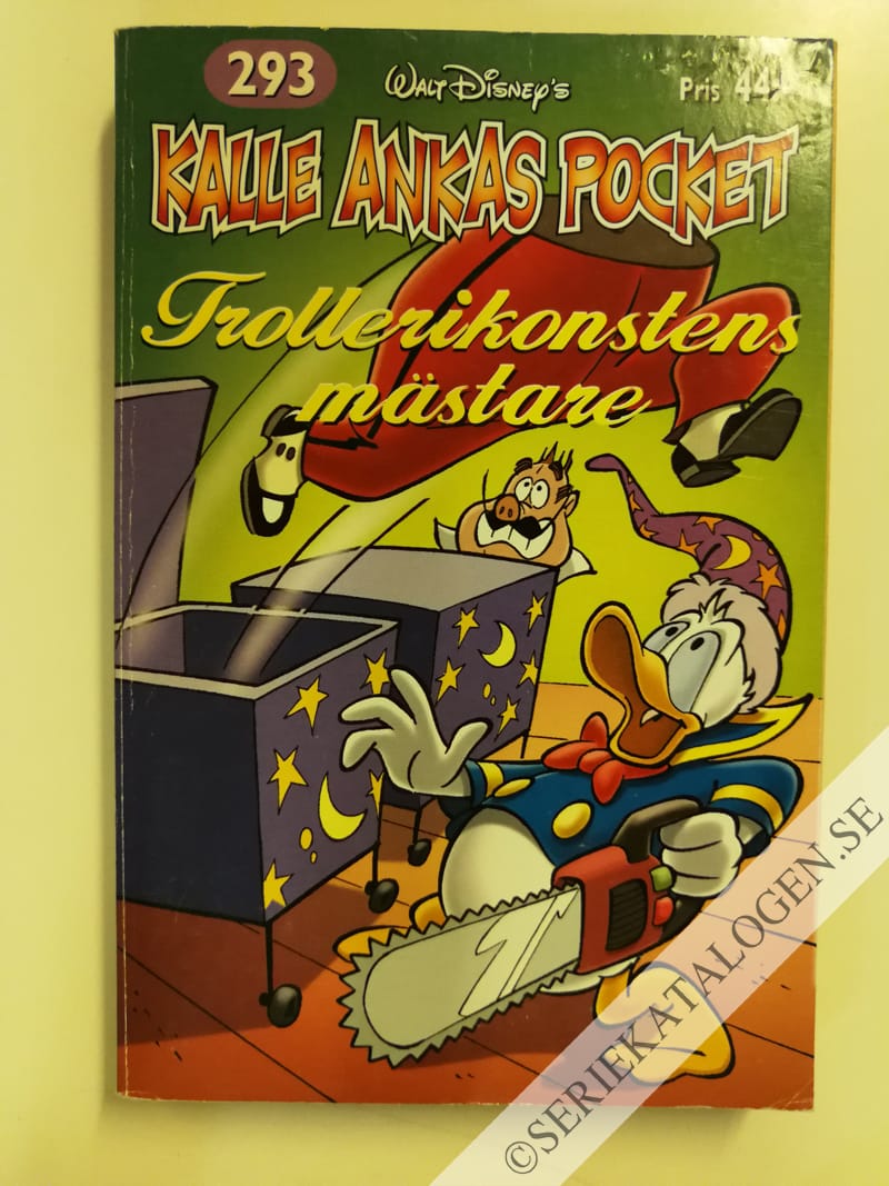 Framsida på Kalle Ankas pocket #293 - Trollkonstens mästare (2004)