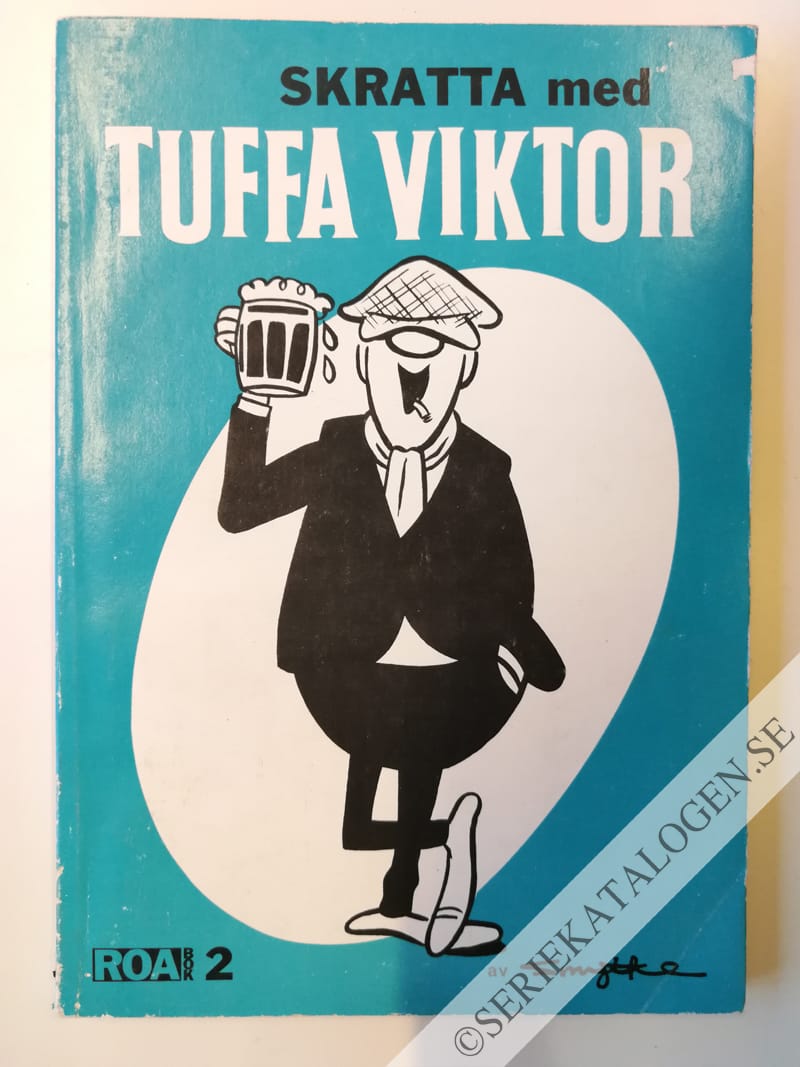 Framsida på Roa-bok Skratta med Tuffa Viktor (1962)