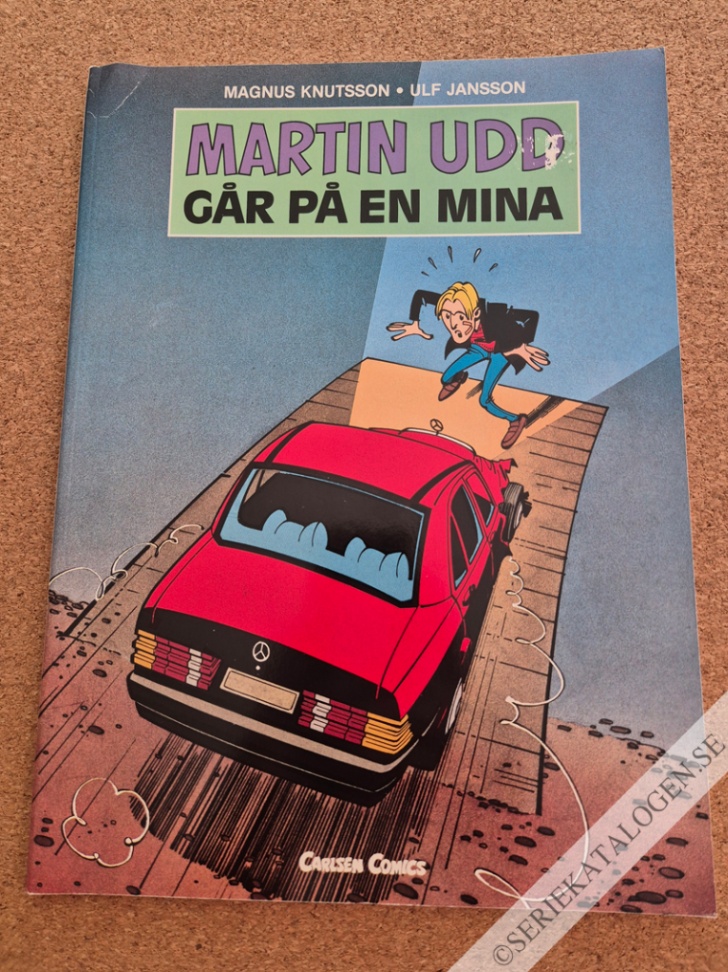 Framsida på Martin Udd Martin Udd går på en mina (1992)
