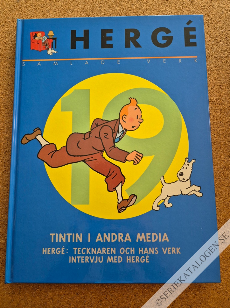 Framsida på Hergé - samlade verk #19 (2001)
