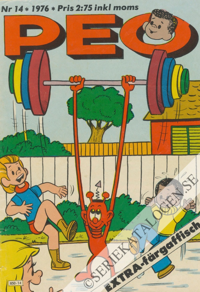 Framsida på Peo #14 (1976)