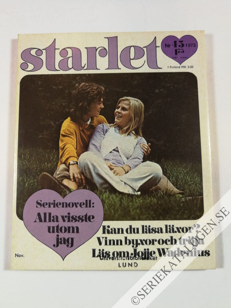 Framsida på Starlet #45 (1973)