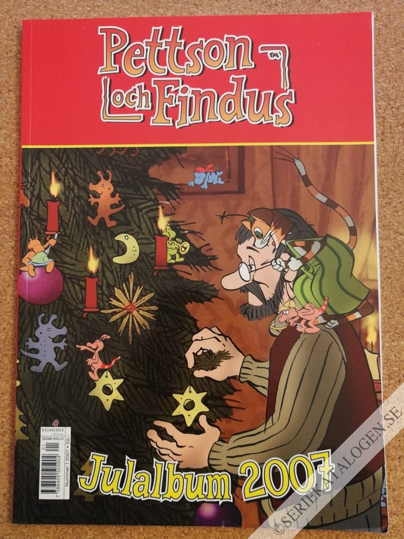 Framsida på Pettson och Findus julalbum # (2007)