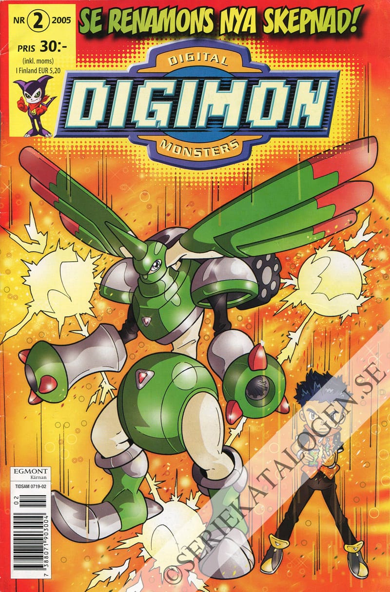 Framsida på Digimon - digital monsters #2 (2005)