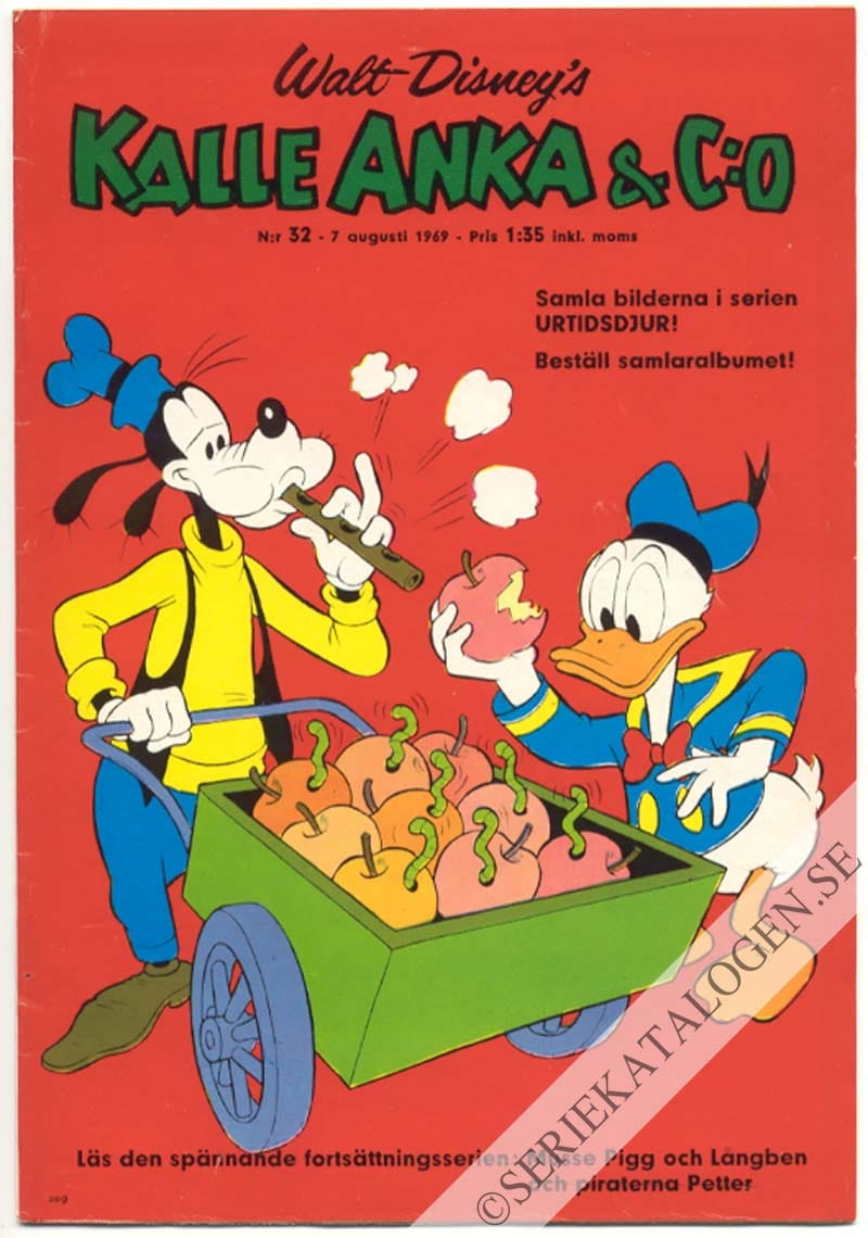 Framsida på Kalle Anka & C:o #32 (1969)