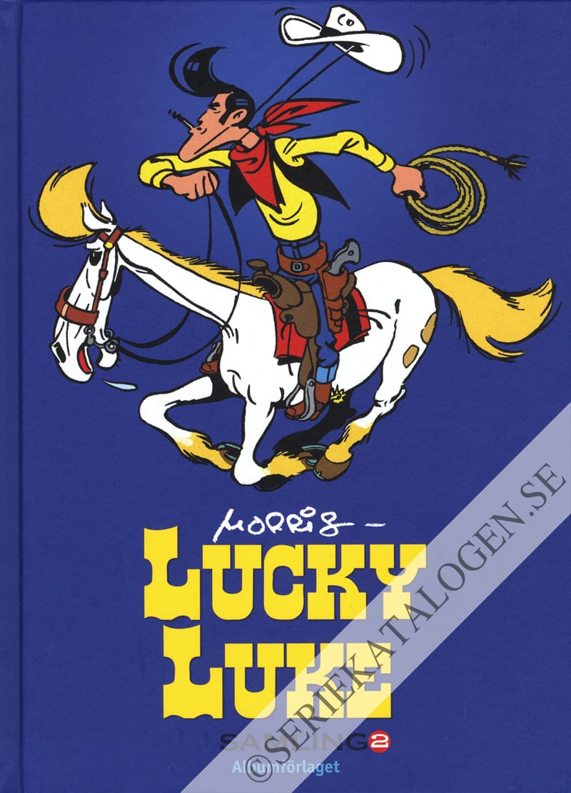 Framsida på Lucky Luke Samling2 (2018)