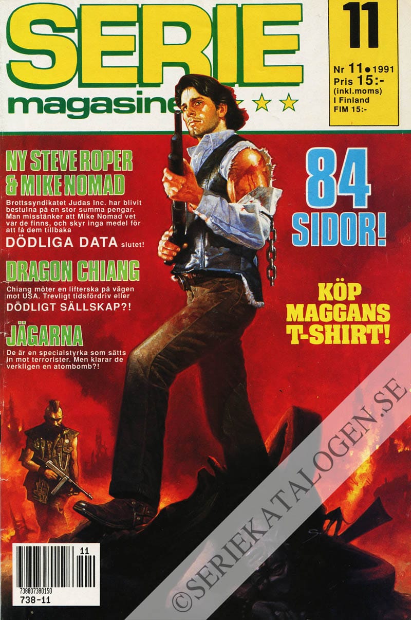 Framsida på Seriemagasinet #11 (1991)