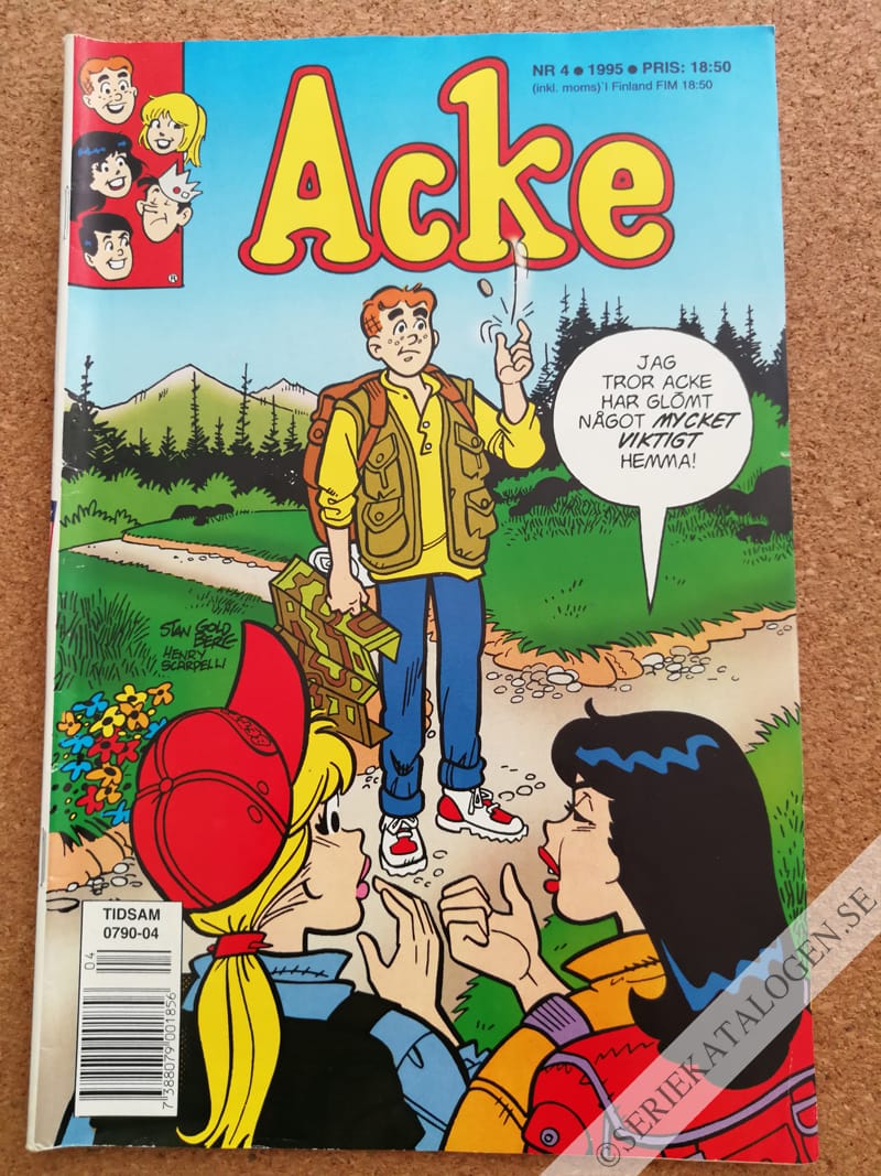 Framsida på Acke #4 (1995)