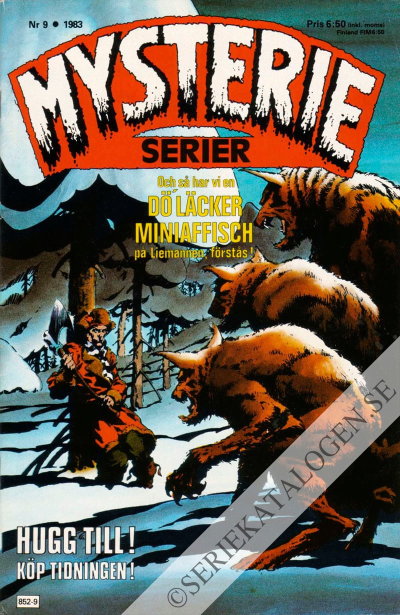 Framsida på Mysterieserier #9 (1983)