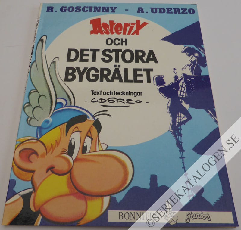 Framsida på Asterix Asterix och det stora bygrälet (1980)