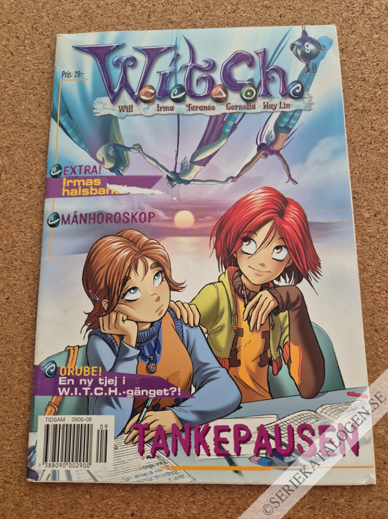 Framsida på W.i.t.c.h. #9 - Tankepausen (2003)