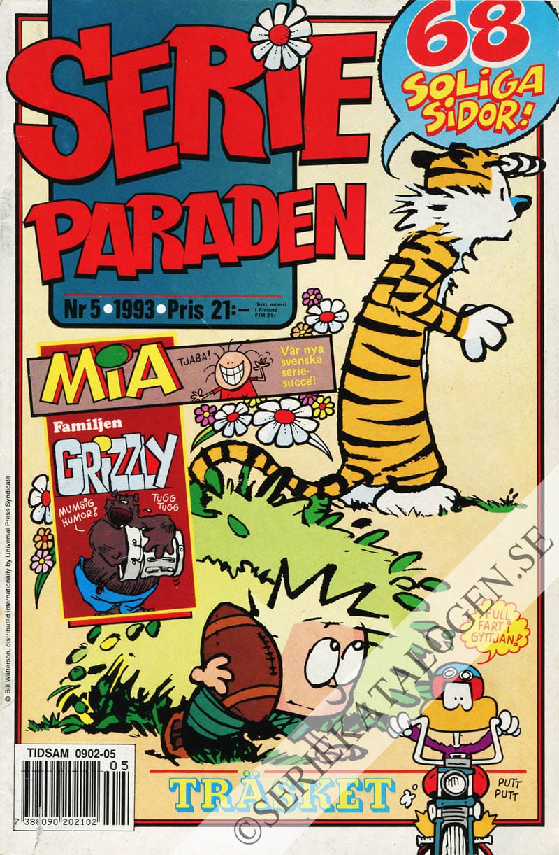Framsida på Serie-paraden #5 (1993)