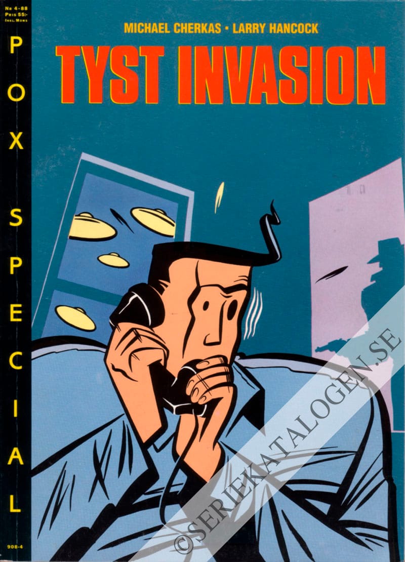 Framsida på Pox special Tyst invasion: Atomspionerna (1988)