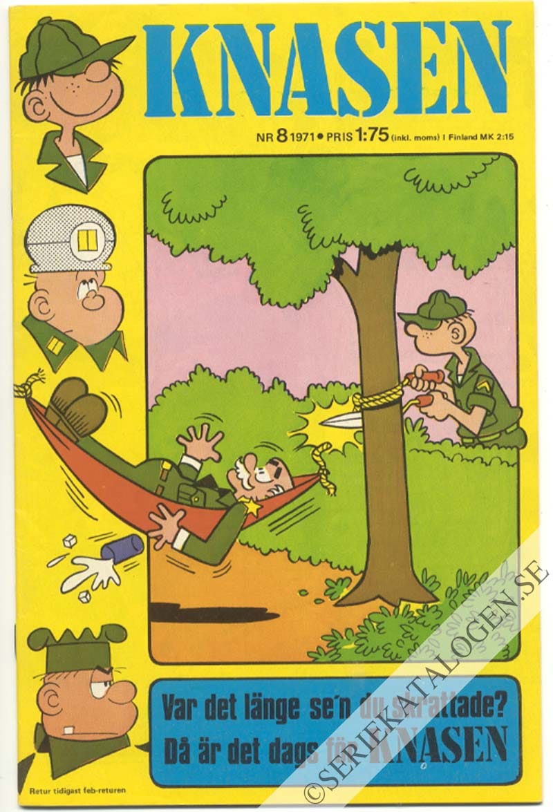 Framsida på Knasen #8 (1971)