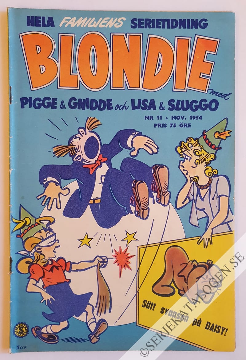Framsida på Blondie #11 (1954)