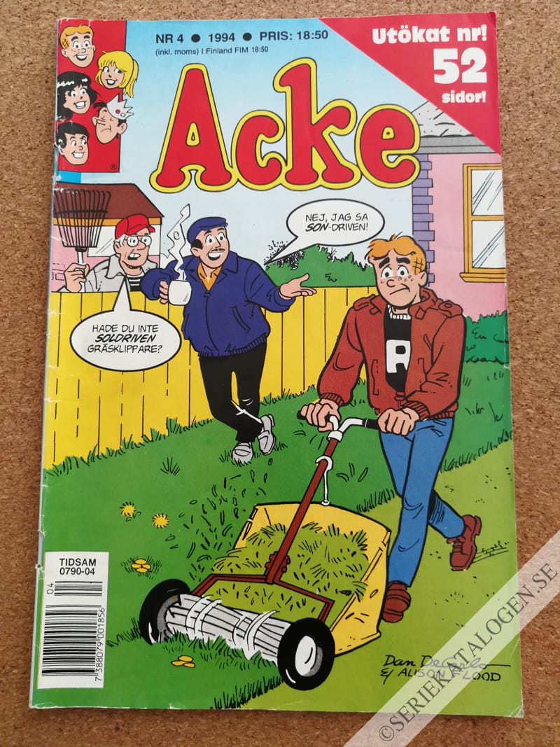 Framsida på Acke #4 (1994)