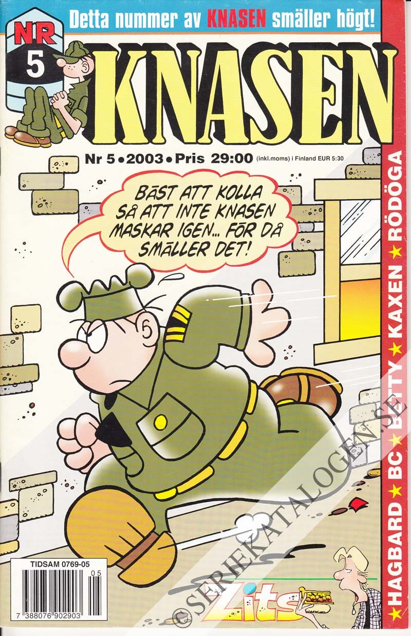 Framsida på Knasen #5 (2003)