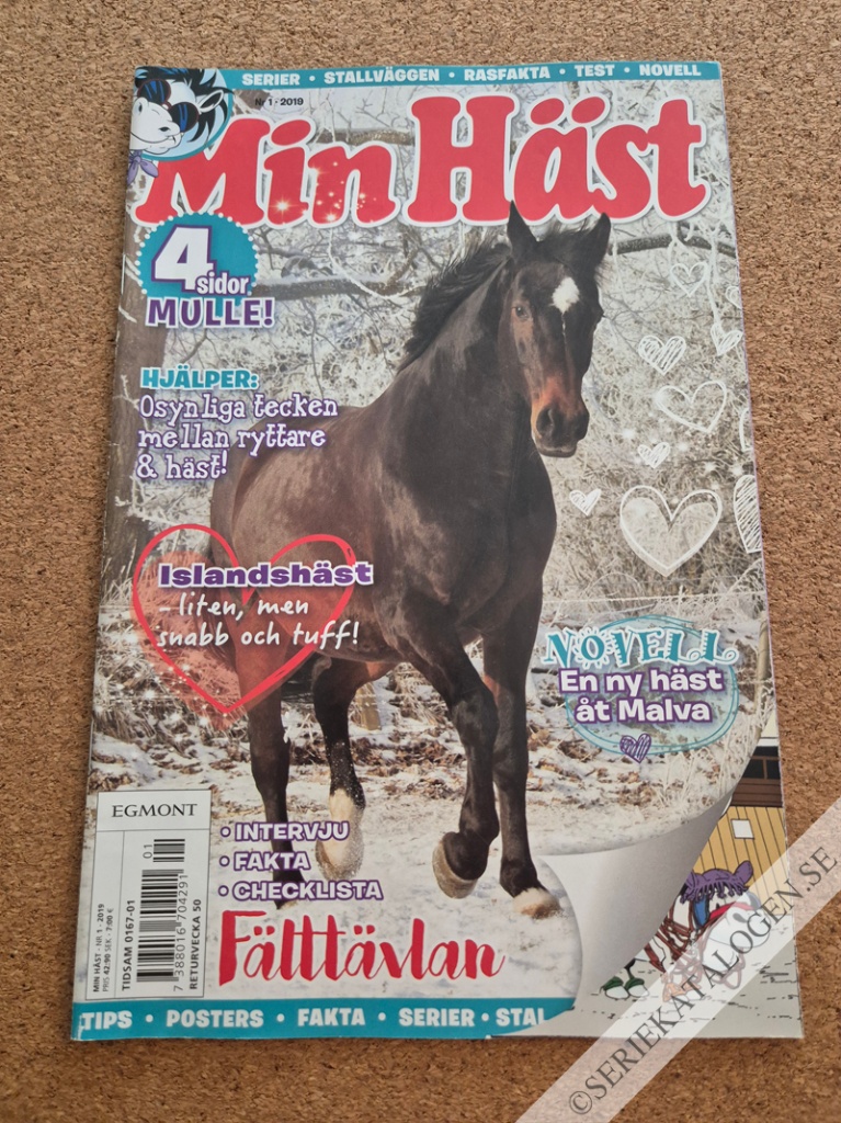 Framsida på Min häst #1 (2019)