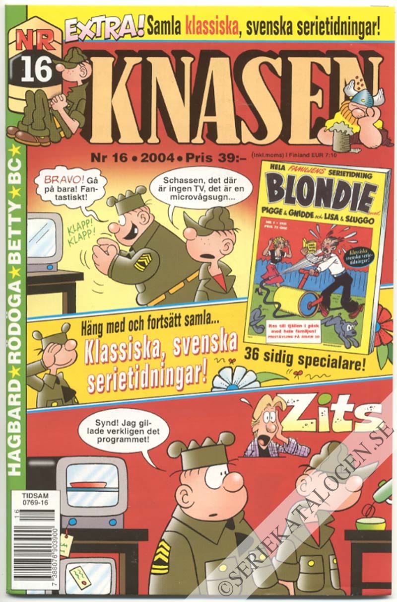 Framsida på Knasen #16 (2004)